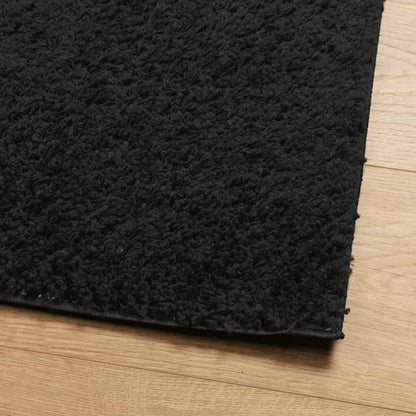 vidaXL Shaggy-Teppich PAMPLONA Hochflor Modern Schwarz 120x170 cm