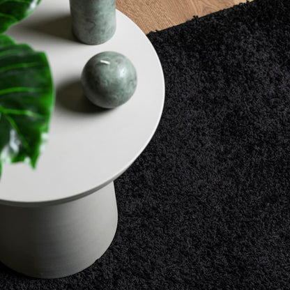 vidaXL Shaggy-Teppich PAMPLONA Hochflor Modern Schwarz 120x170 cm
