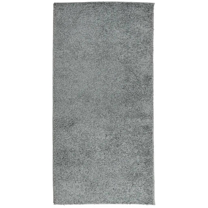 vidaXL Teppich Shaggy Hochflor Modern Grün 100x200 cm
