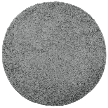 vidaXL Teppich Shaggy Hochflor Modern Grün Ø 80 cm