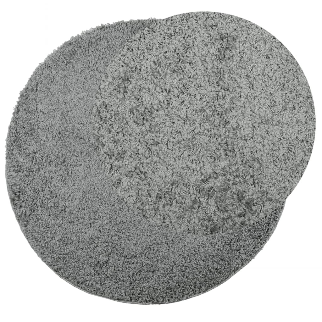 vidaXL Teppich Shaggy Hochflor Modern Grün Ø 80 cm