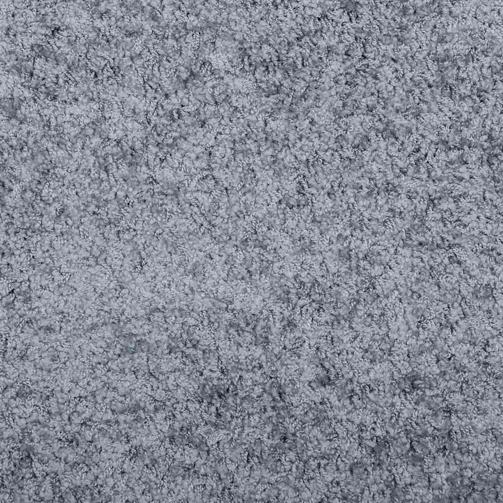 vidaXL Teppich Shaggy Hochflor Modern Blau 80x150 cm