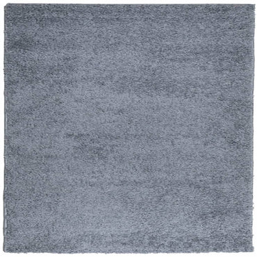 vidaXL Teppich Shaggy Hochflor Modern Blau 120x120 cm