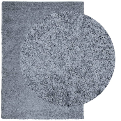 vidaXL Shaggy-Teppich PAMPLONA Hochflor Modern Blau 120x170 cm
