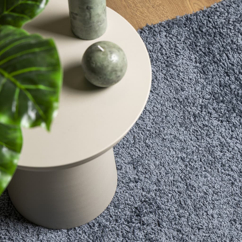 vidaXL Shaggy-Teppich PAMPLONA Hochflor Modern Blau 120x170 cm