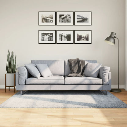 vidaXL Shaggy-Teppich PAMPLONA Hochflor Modern Blau 120x170 cm