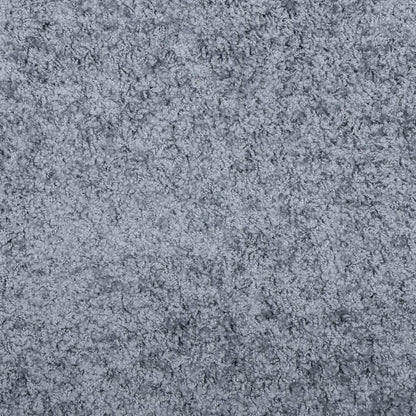 vidaXL Teppich Shaggy Hochflor Modern Blau 140x200 cm