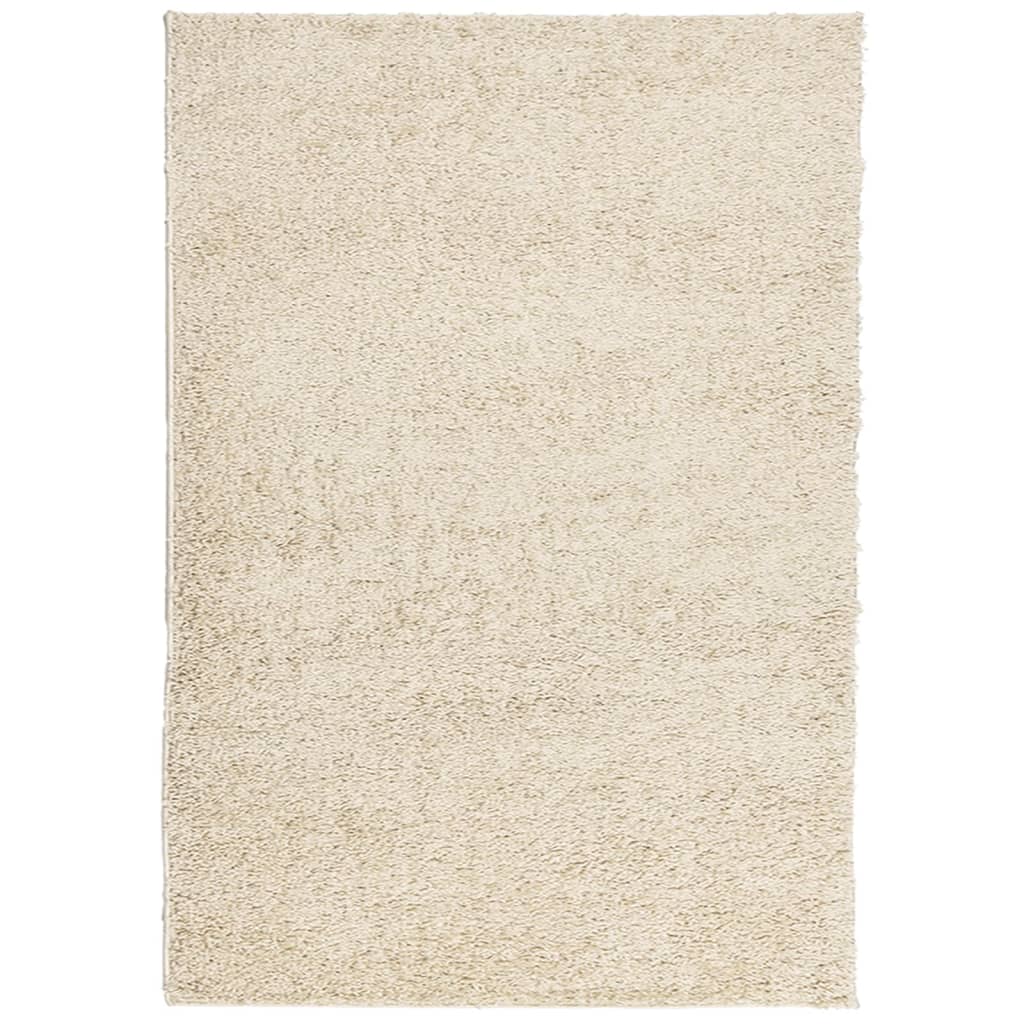 vidaXL Tapis à poils longs Shaggy moderne doré 120x170 cm