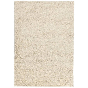 vidaXL Teppich Shaggy Hochflor Modern Golden 120x170 cm