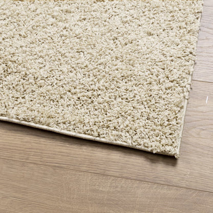 vidaXL Tapis à poils longs Shaggy moderne doré 120x170 cm