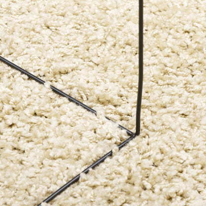vidaXL Tapis à poils longs Shaggy moderne doré 120x170 cm