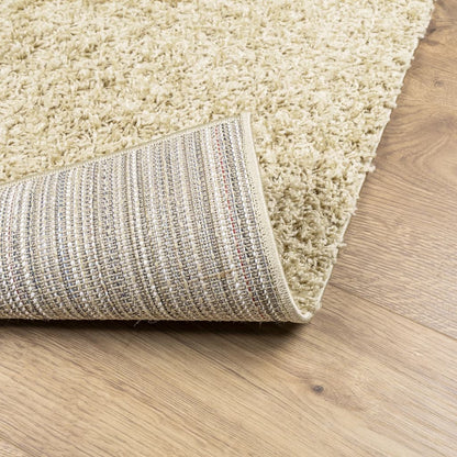 vidaXL Shaggy-Teppich PAMPLONA Hochflor Modern Golden 140x200 cm