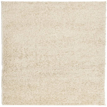 vidaXL Teppich Shaggy Hochflor Modern Golden 160x160 cm