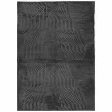 vidaXL Teppich IZA Kurzflor Skandi-Stil Anthrazit 240x340 cm