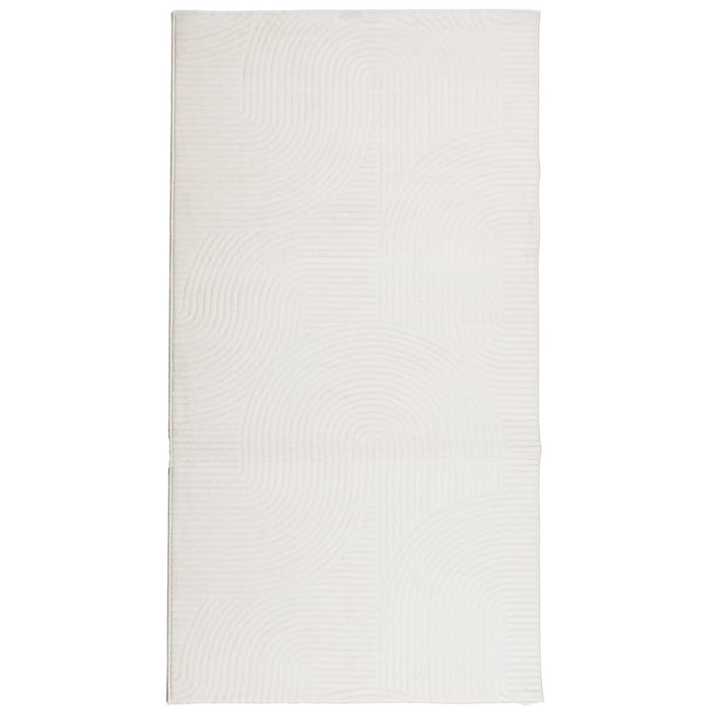 vidaXL Tapis IZA Poils courts Style scandinave Crème 80x150 cm