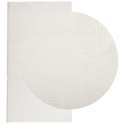 vidaXL Tapis IZA Poils courts Style scandinave Crème 80x150 cm