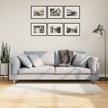 vidaXL Tapis IZA Poils courts Style scandinave Crème 80x150 cm