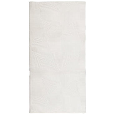 vidaXL Teppich IZA Kurzflor Skandinavischer Look Creme 100x200 cm
