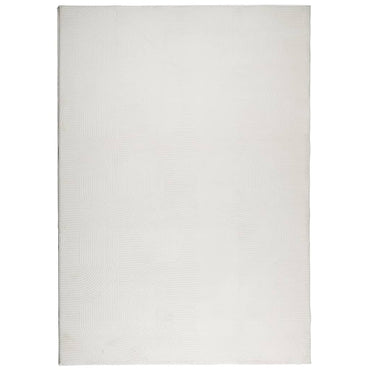 vidaXL Teppich IZA Kurzflor Skandinavischer Look Creme 120x170 cm