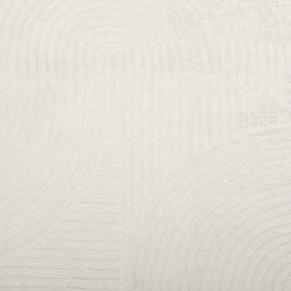 vidaXL Teppich IZA Kurzflor Skandinavischer Look Creme 120x170 cm