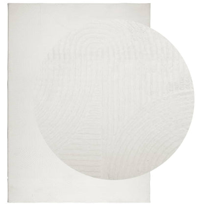 vidaXL Tapis IZA Poils courts Style scandinave Crème 200x280 cm