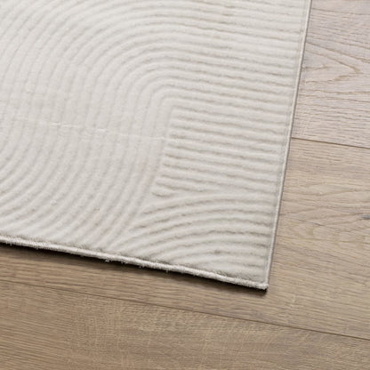 vidaXL Tapis IZA Poils courts Style scandinave Crème 200x280 cm