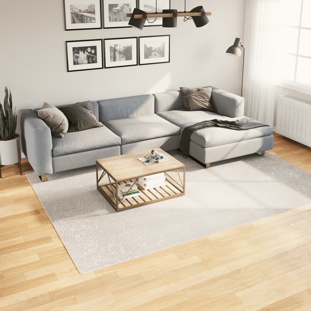 vidaXL Tapis IZA Poils courts Style scandinave Crème 200x280 cm