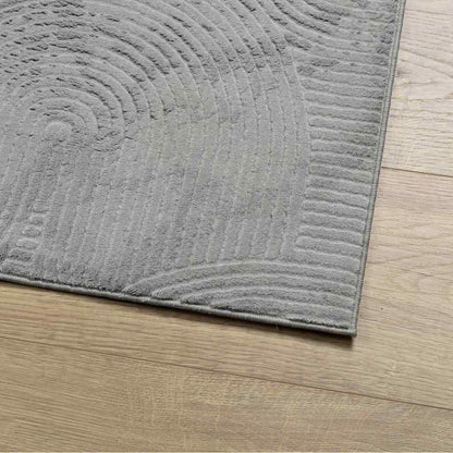 vidaXL Teppich IZA Kurzflor Skandinavischer Look Grau 80x150 cm