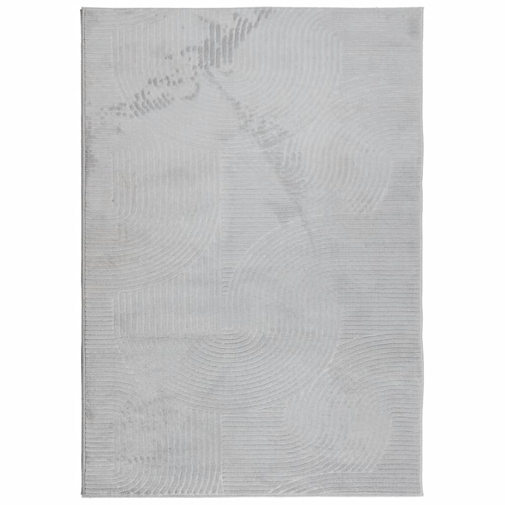 vidaXL Tapis IZA Poils courts Style scandinave Gris 140x200 cm
