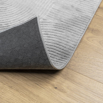 vidaXL Tapis IZA Poils courts Style scandinave Gris 140x200 cm