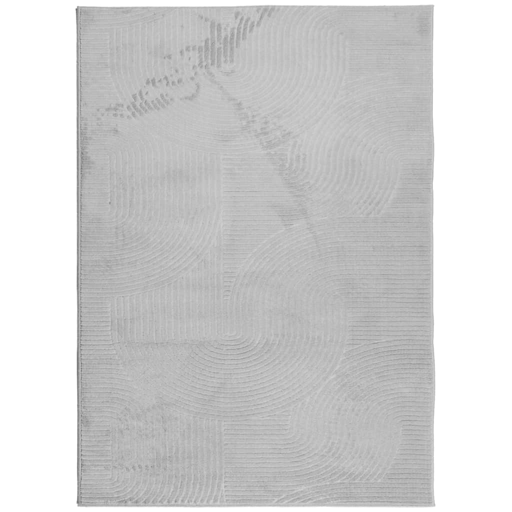 vidaXL Tapis IZA Poils courts Style scandinave Gris 240x340 cm