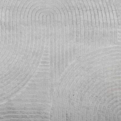 vidaXL Tapis IZA Poils courts Style scandinave Gris Ø 100 cm