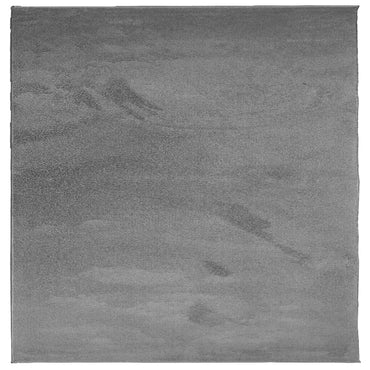 vidaXL Tapis OVIEDO Poil court Anthracite 240x240 cm