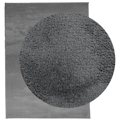 vidaXL Tapis OVIEDO Poil court Anthracite 240x340 cm