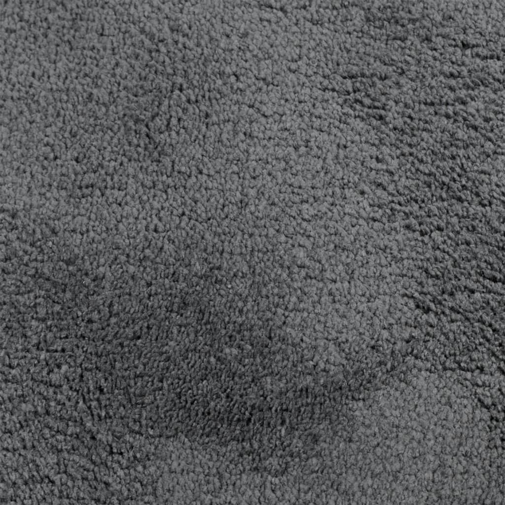 vidaXL Tapis OVIEDO Poil court Anthracite 240x340 cm