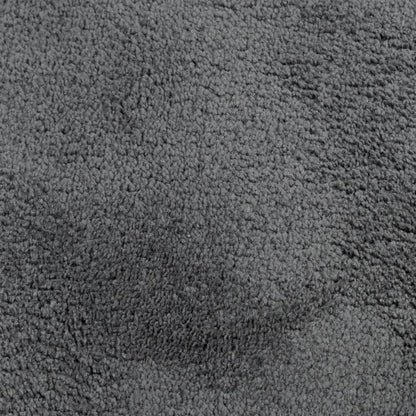 vidaXL Tapis OVIEDO Poils courts Anthracite Ø 120 cm