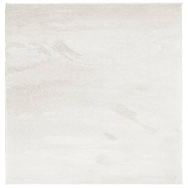 vidaXL Tapis OVIEDO Poil court Beige 120x120 cm