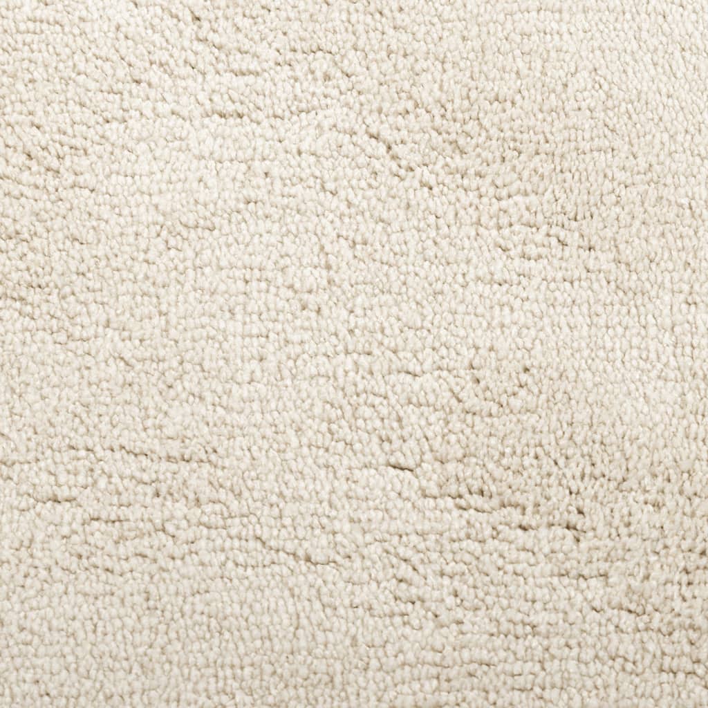vidaXL Tapis OVIEDO Poil court Beige 120x120 cm