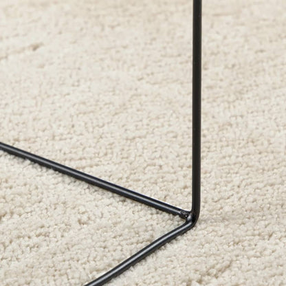 vidaXL Tapis OVIEDO Poils courts Beige 120x170 cm