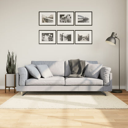 vidaXL Tapis OVIEDO Poils courts Beige 120x170 cm
