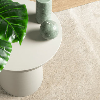 vidaXL Teppich OVIEDO Kurzflor Beige 140x200 cm