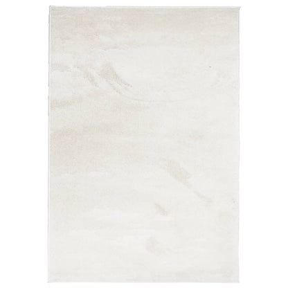 vidaXL Teppich OVIEDO Kurzflor Beige 160x230 cm
