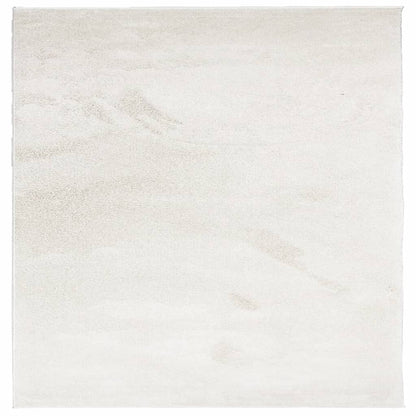 vidaXL Teppich OVIEDO Kurzflor Beige 200x200 cm