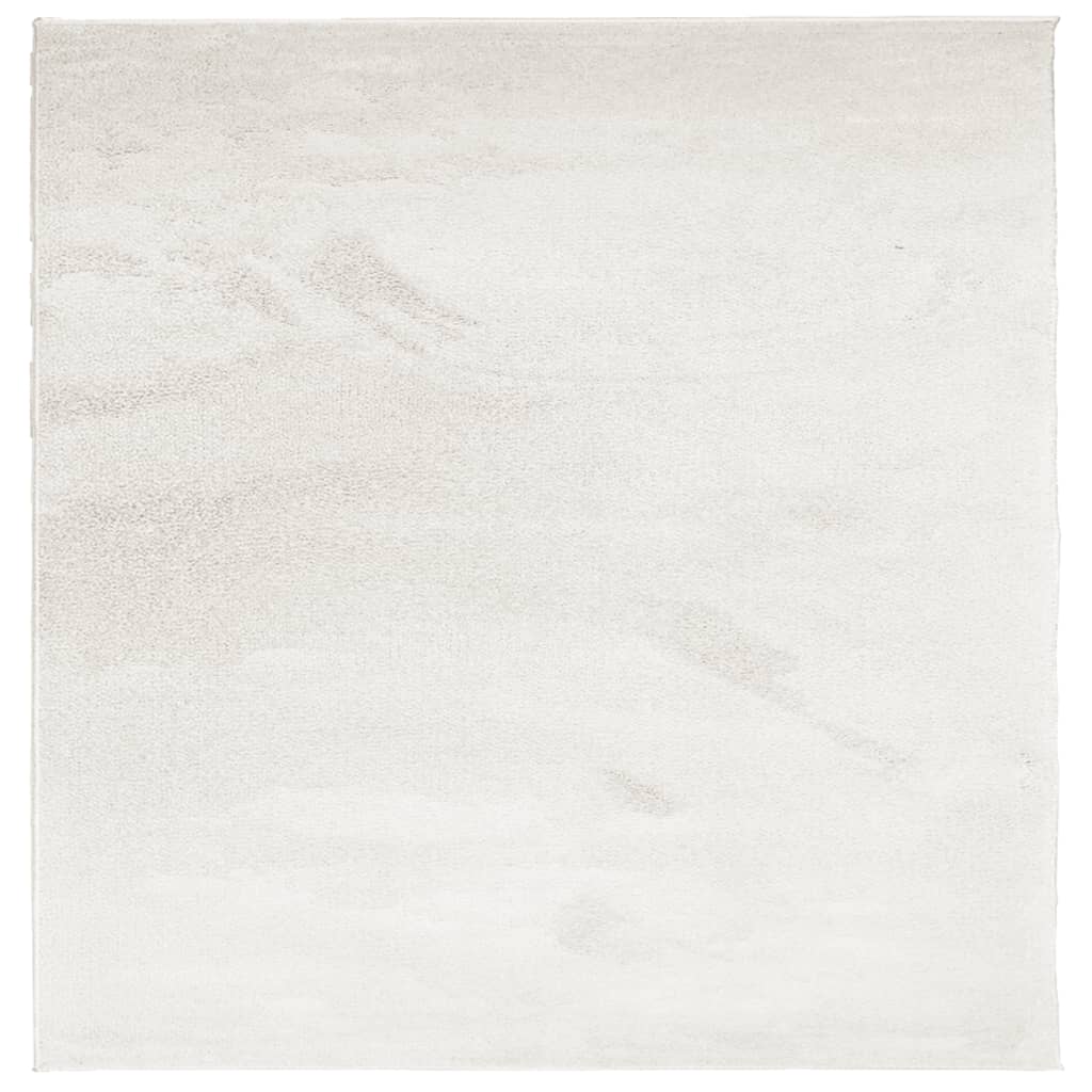 vidaXL Tapis OVIEDO Poil court Beige 240x240 cm