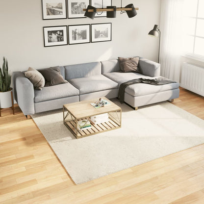 vidaXL Tapis OVIEDO Poil court Beige 240x240 cm