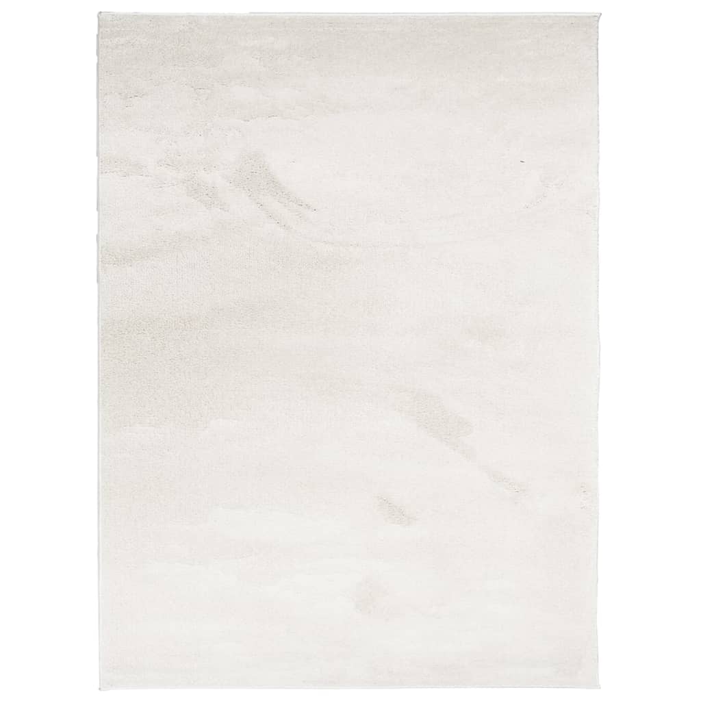 vidaXL Teppich OVIEDO Kurzflor Beige 240x340 cm