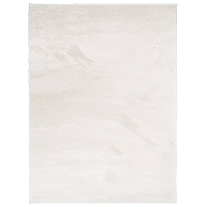 vidaXL Teppich OVIEDO Kurzflor Beige 240x340 cm