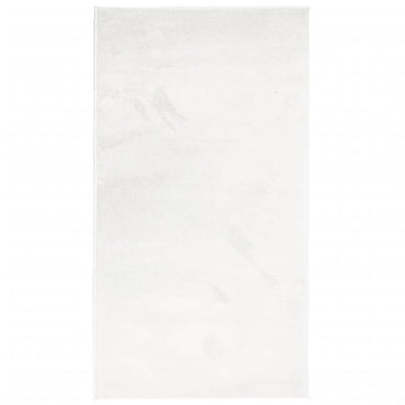 vidaXL Teppich OVIEDO Kurzflor Creme 60x110 cm