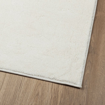 vidaXL Teppich OVIEDO Kurzflor Creme 60x110 cm