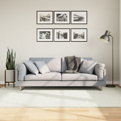 vidaXL Tapis OVIEDO à poils courts Crème 160x230 cm